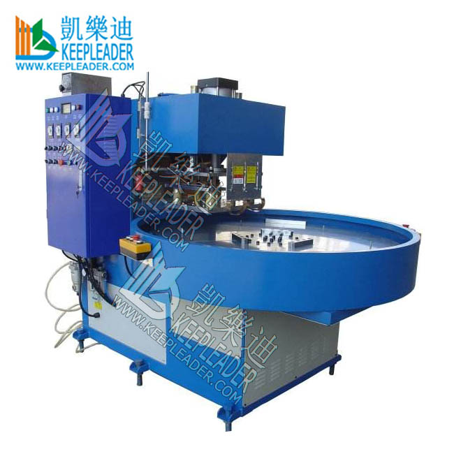 PET Blister Sealing HF Welding And Cutting Machine of PETG Clamshell Paper Card Packages Fusing Automatic Rotary Table RF Welder