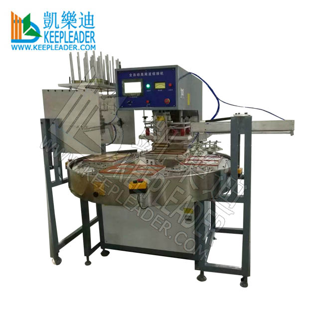 Blister Sealing Welder High Frequency Welding Machine of Auto Turntable Indexing PVC Clamshell Packaging Radio Frequency Welders