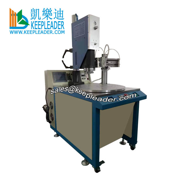 Sonic Plastic Welder Auto Turntable Ultrasonic Welding Machine of 20k Automatic Rotary Plate Ultrasound Seam Soldering Equipment