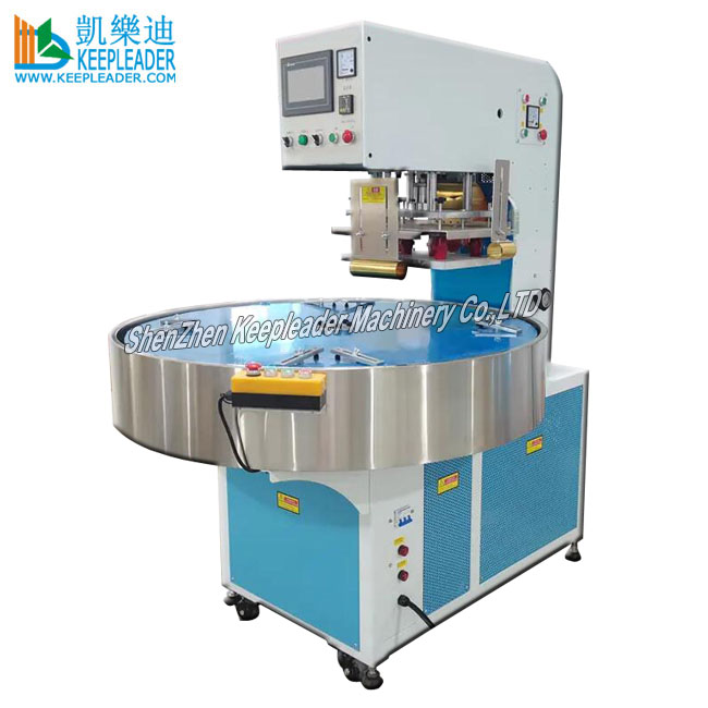 High Frequency Welding PVC PET Blister Paper Card Sealing Machine of Clamshell Package Auto Rotary Table Radio Frequency Welder