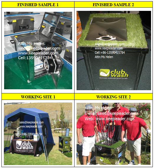 Golf club ultrasonic cleaners 