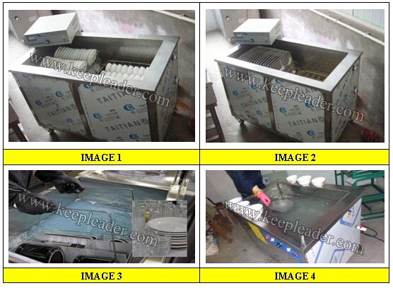 Ultrasonic Cleaning Kitchen Utensil Cookware Washing Machine