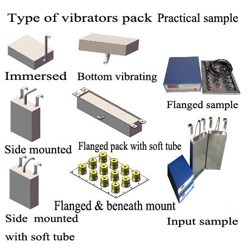 Immersion Transducers Plate Ultrasonic Cleaner