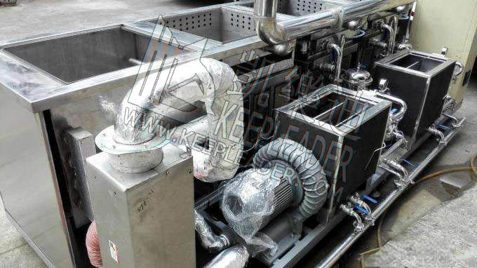 Three Tanks Filtering Cleaner Ultrasonic Cleaning Machine