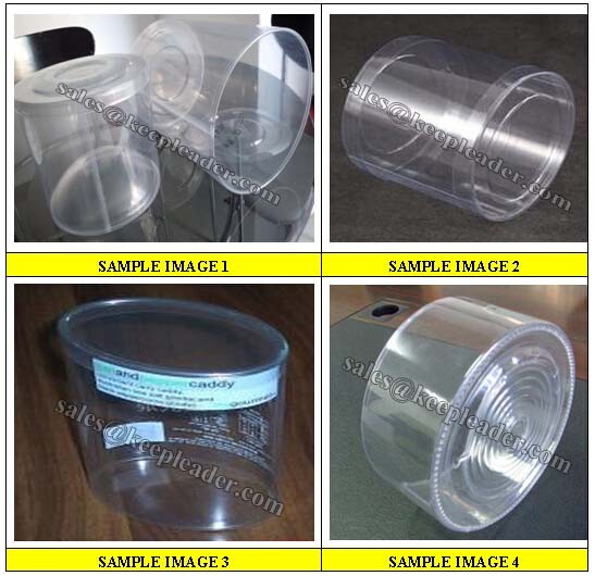 Plastic Cylindrical Box Packaging Clear Tube Edge Curling Machine