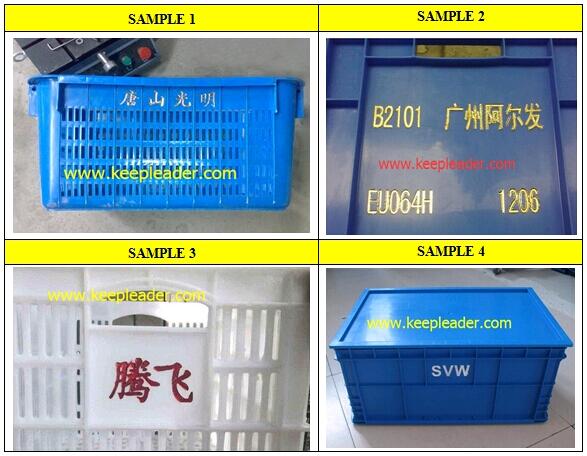 Heat Foil Press imprinting Hot Foil Stamping Machine for Plastic Crate