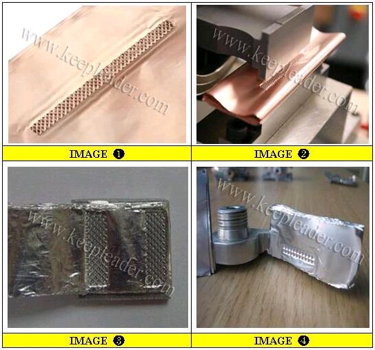 锂电池电极超声波点焊铜箔_铝箔超声波点焊机