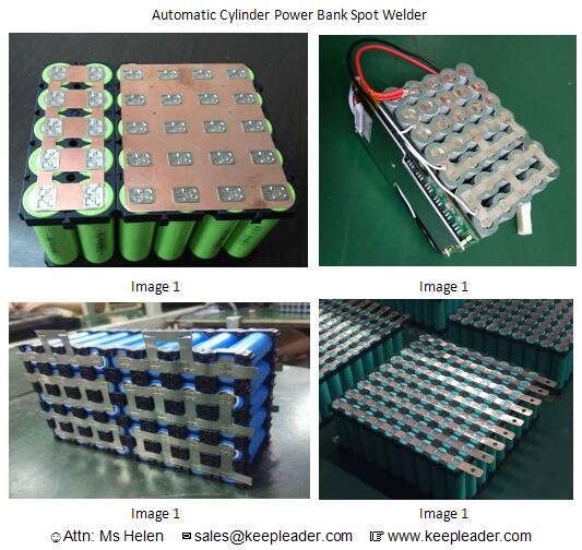 Automatic Cylinder Power Bank Spot Welder Transistor Spot Welding Machine