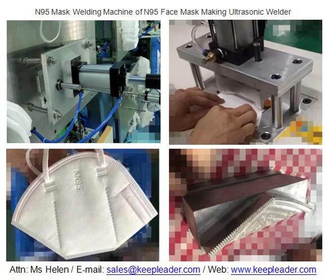 N95 Mask Welding Machine of N95 Face Mask Making Ultrasonic Welder 