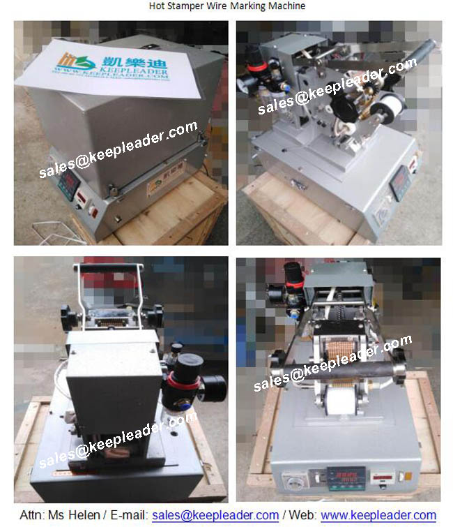 Hot Stamper Wire Marking Machine