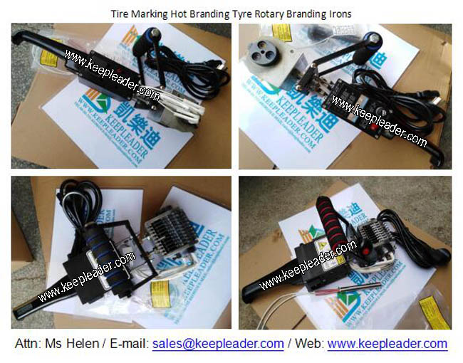 Tire Marking Hot Branding Tyre Rotary Branding Irons