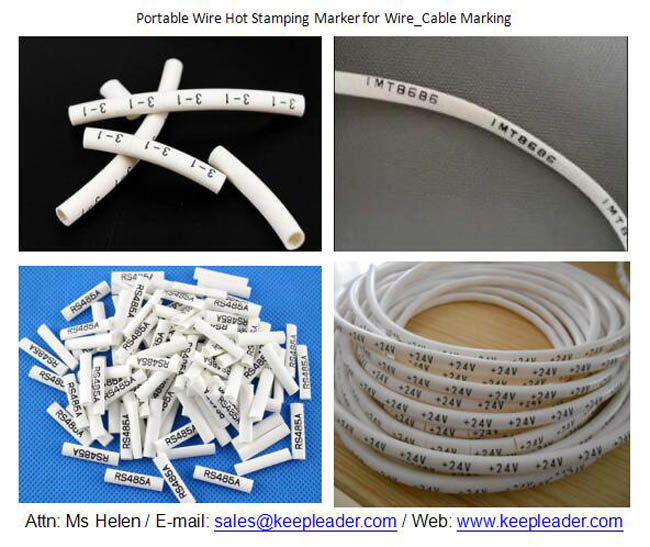 Portable Wire Hot Stamping Marker for Wire_Cable Marking