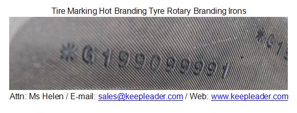 Tire Marking Hot Branding Tyre Rotary Branding Irons