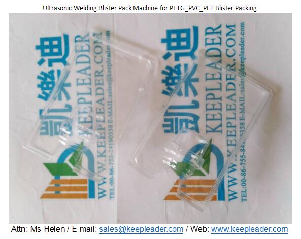 Ultrasonic Welding Blister Pack Machine for PETG_PVC_PET Blister Packing