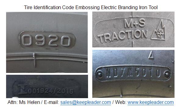 Tire Identification Code Embossing Electric Branding Iron Tool 