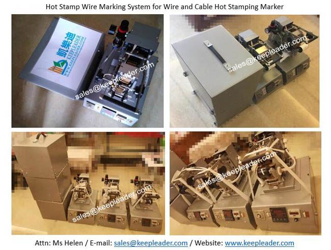 Hot Stamp Wire Marking System for Wire and Cable Hot Stamping Marker