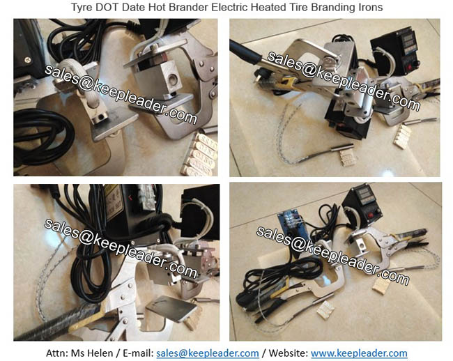 Tyre DOT Date Hot Brander Electric Heated Tire Branding Irons