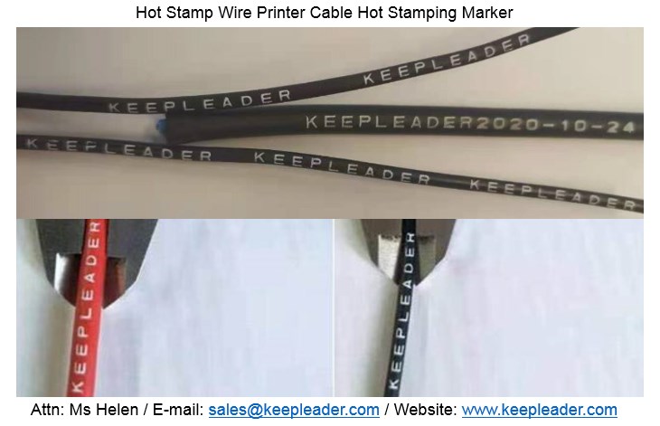 Hot Stamp Wire Printer Cable Hot Stamping Marker