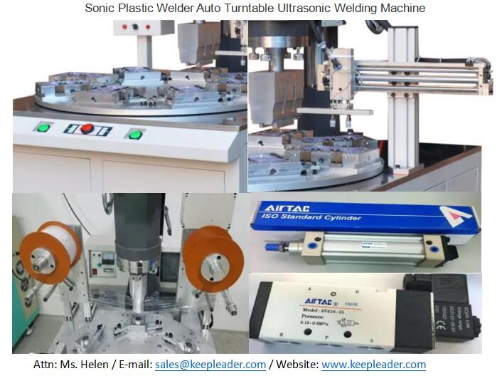 Sonic Plastic Welder Auto Turntable Ultrasonic Welding Machine