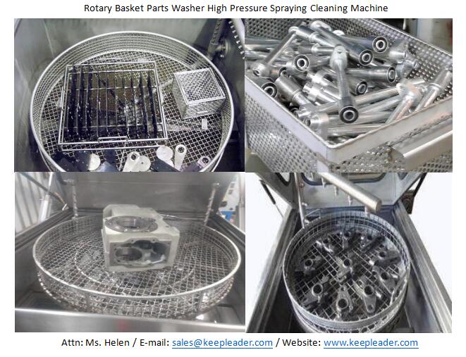 Rotary Table Parts Washer High Pressure Spraying Cleaning Machine