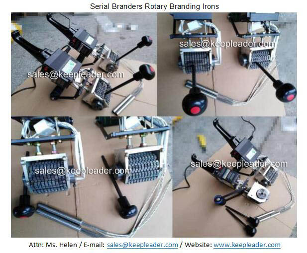 Serial Branders Rotary Branding Irons