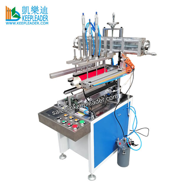 Plastic Cylindrical Packaging Making Clear PVC Cylinder Tube Gluing Machine