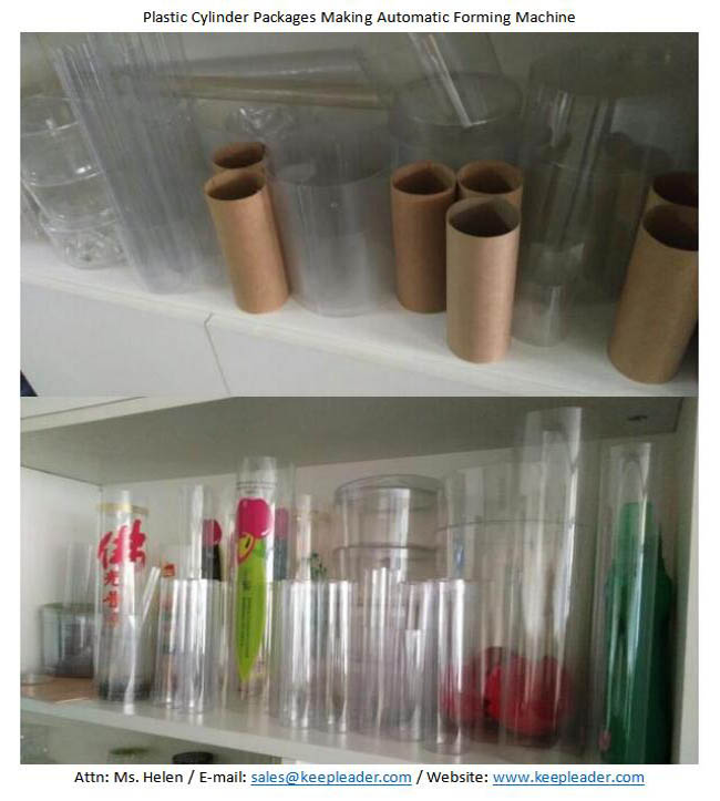 Plastic Cylinder Packages Making Automatic Forming Machine
