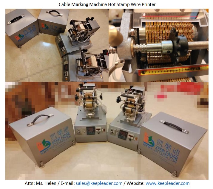 Cable Marking Machine Hot Stamp Wire PrinterCable Marking Machine Hot Stamp Wire Printer