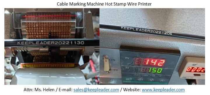 Cable Marking Machine Hot Stamp Wire Printer