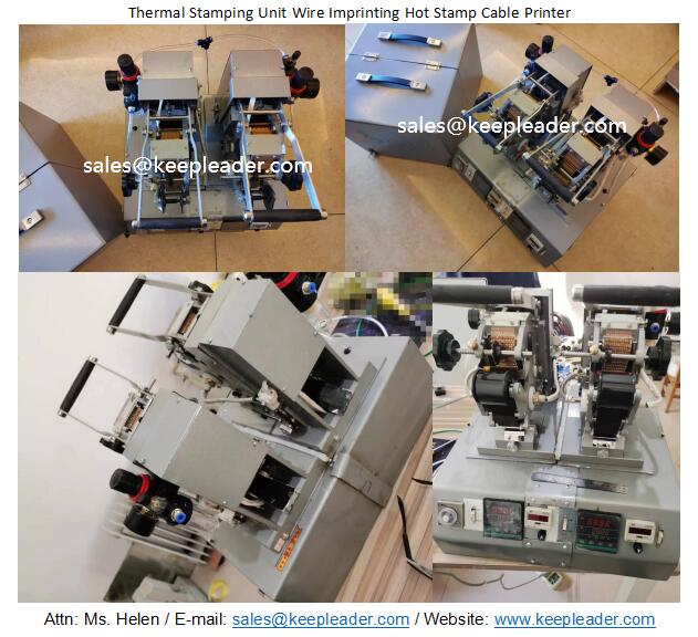 Thermal Stamping Unit Wire Imprinting Hot Stamp Cable Printer