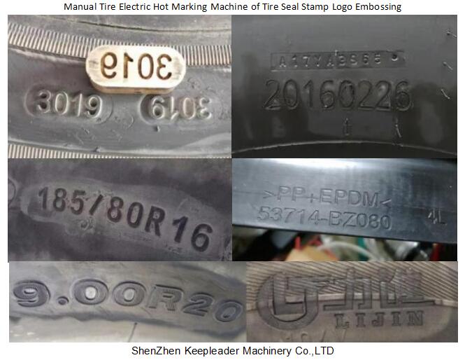 Manual Tire Electric Hot Marking Machine of Tire Seal Stamp Logo Embossing