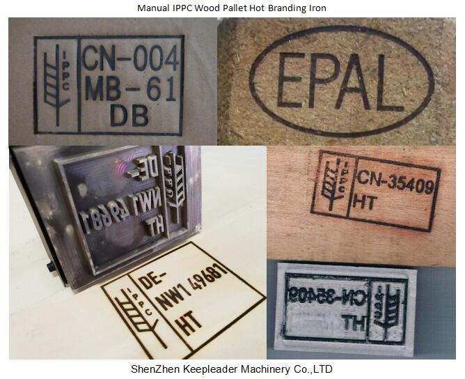 Manual IPPC Wood Pallet Hot Branding Iron