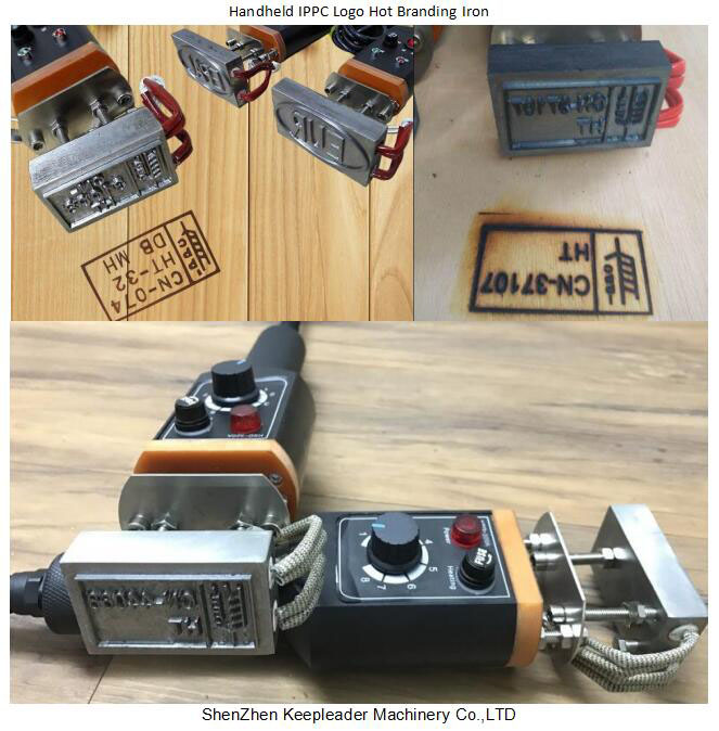 Handheld IPPC Logo Hot Branding Iron