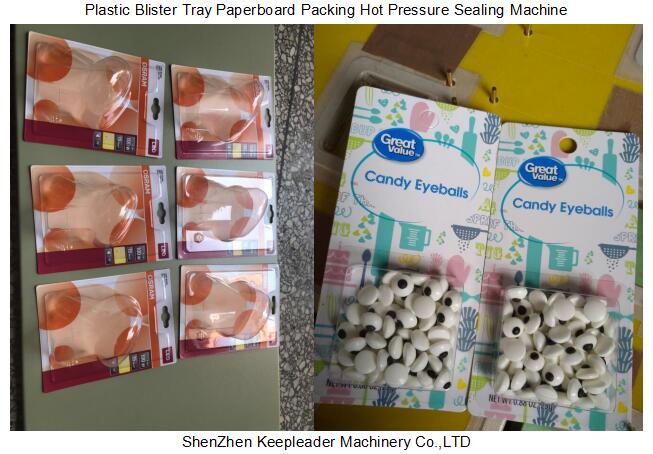 Plastic Blister Tray Paperboard Packing Hot Pressure Sealing Machine