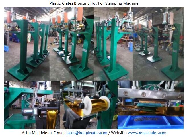 Plastic Crates Bronzing Hot Foil Stamping Machine