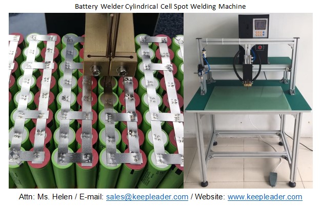 Battery Welder Cylindrical Cell Spot Welding Machine