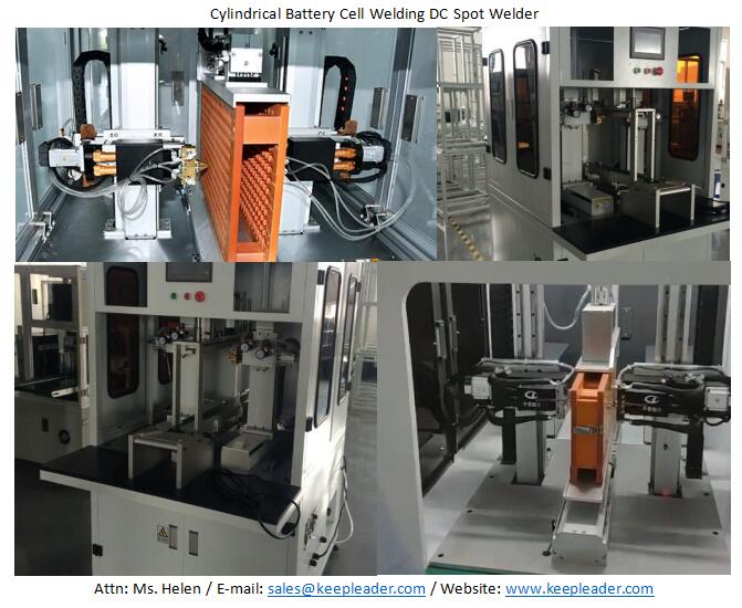 Cylindrical Battery Cell Welding DC Spot Welder