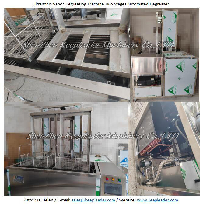 Ultrasonic Vapor Degreasing Machine Two Stages Automated Degreaser