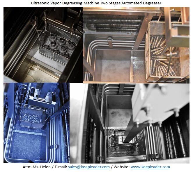 Ultrasonic Vapor Degreasing Machine Two Stages Automated Degreaser