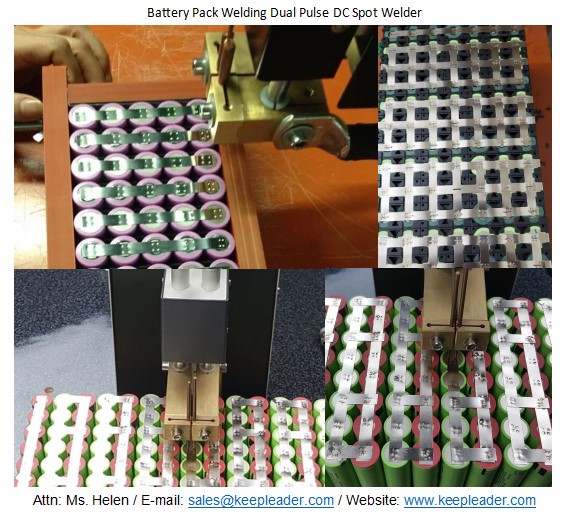 Battery Pack Welding Dual Pulse DC Spot Welder