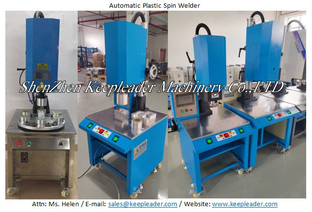 Automatic plastic spin welder