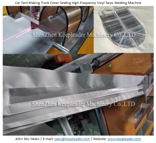 Car Tent Making Truck Cover Sealing High Frequency Vinyl Tarps Welding Machine