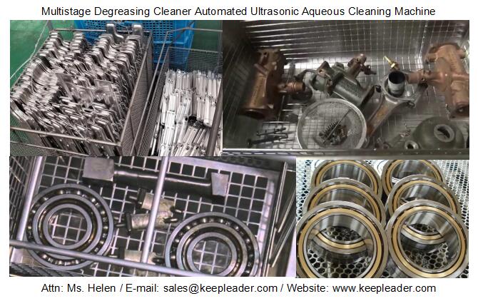 Multistage Degreasing Cleaner Automated Ultrasonic Aqueous Cleaning Machine