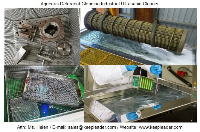 Aqueous Detergent Cleaning Industrial Ultrasonic Cleaner