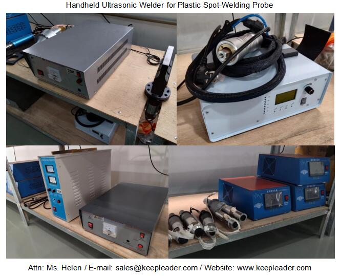 Handheld Ultrasonic Welder for Plastic Spot-Welding Probe