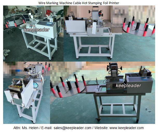 Wire Marking Machine Cable Hot Stamping Foil Printer