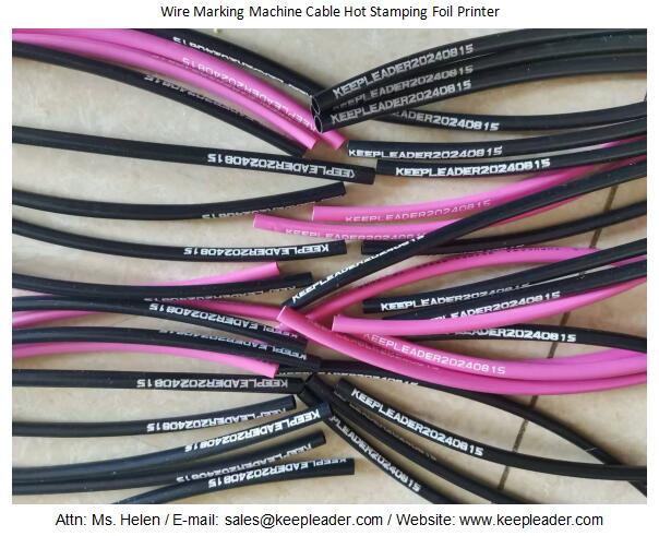 Wire Marking Machine Cable Hot Stamping Foil Printer