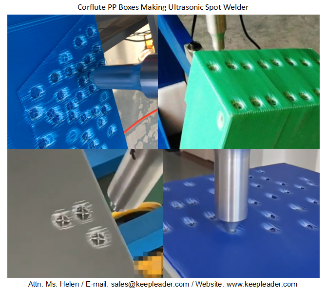 Corflute PP Boxes Making Ultrasonic Spot Welder
