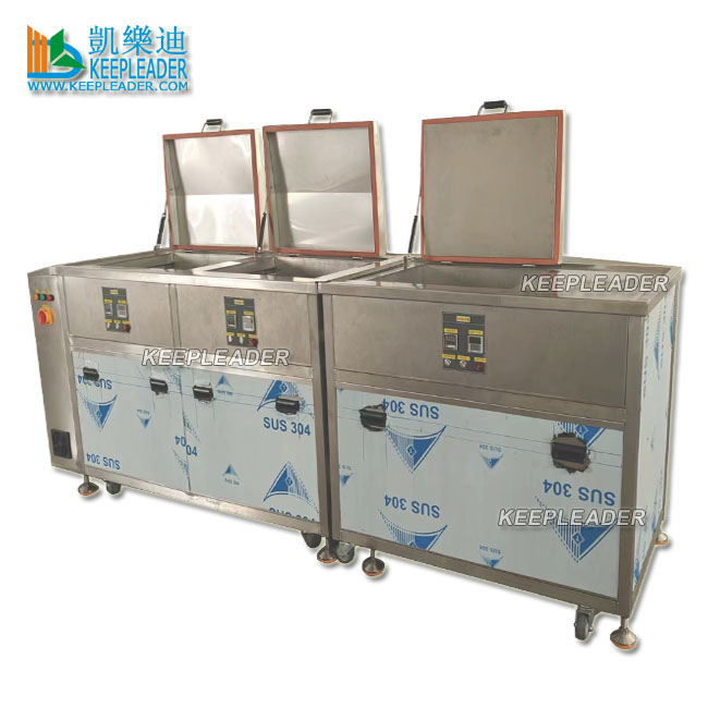Circulating Immersion Cleaner Multi Tanks Ultrasonic Cleaning Machine