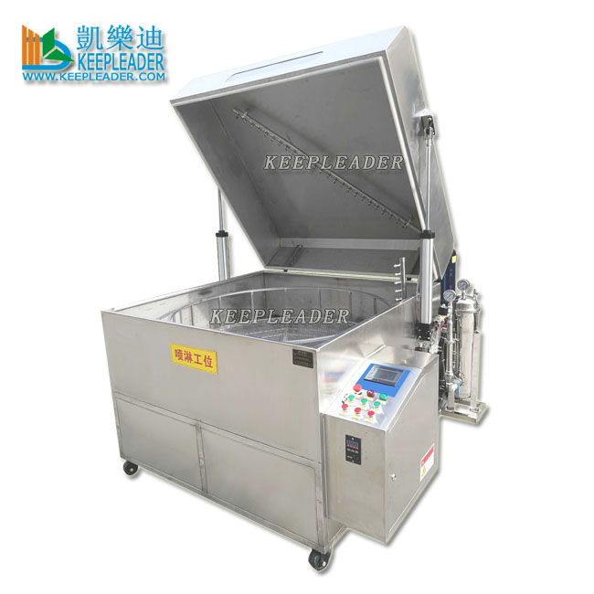 Rotary Basket Parts Washer High Pressure Spraying Cleaning Machine